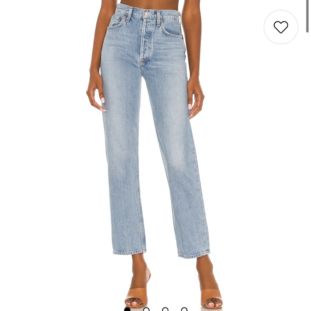 AGOLDE 90s Pinch Waist Jeans in Soundwave